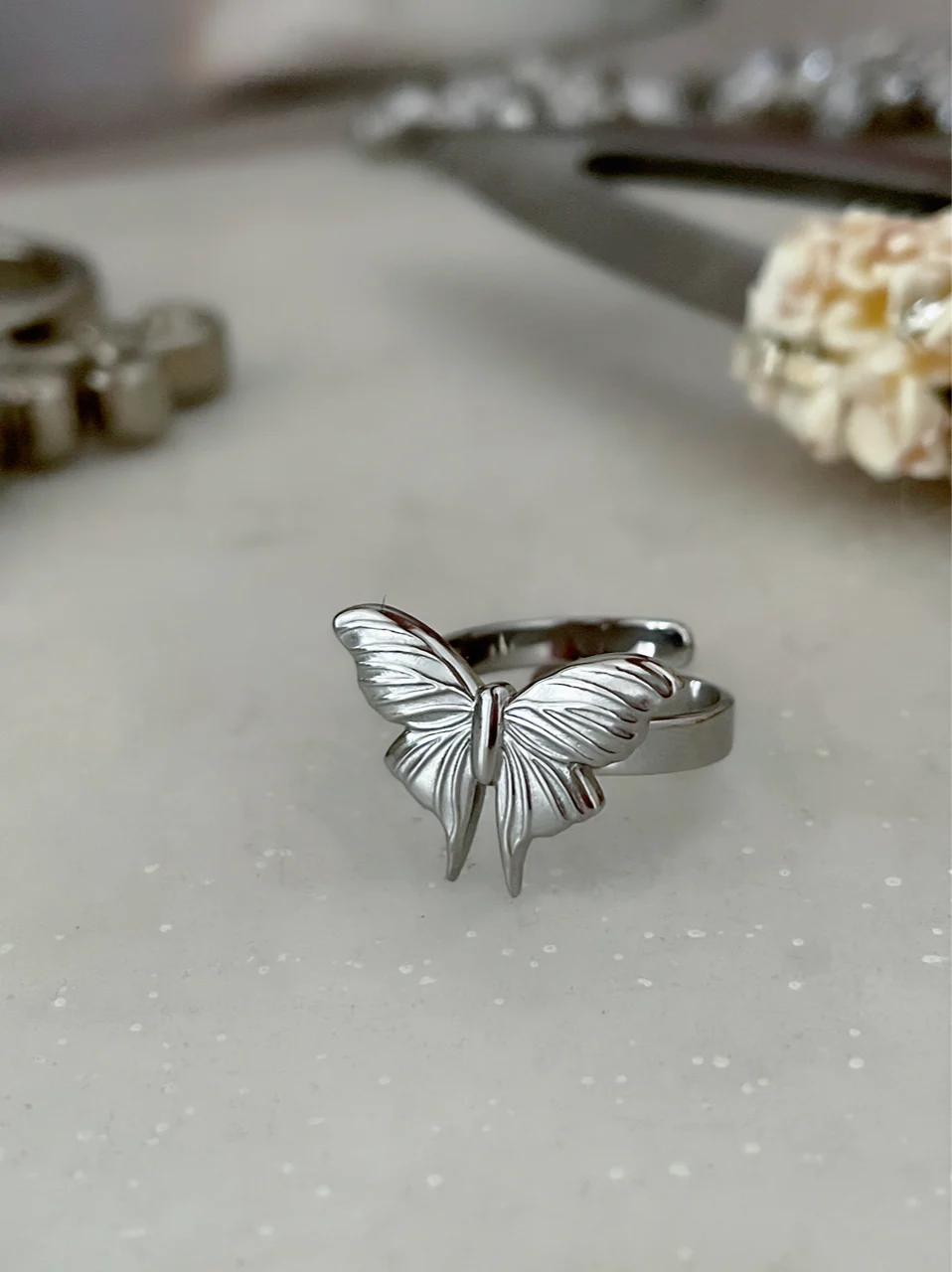 Luna Moth Ring